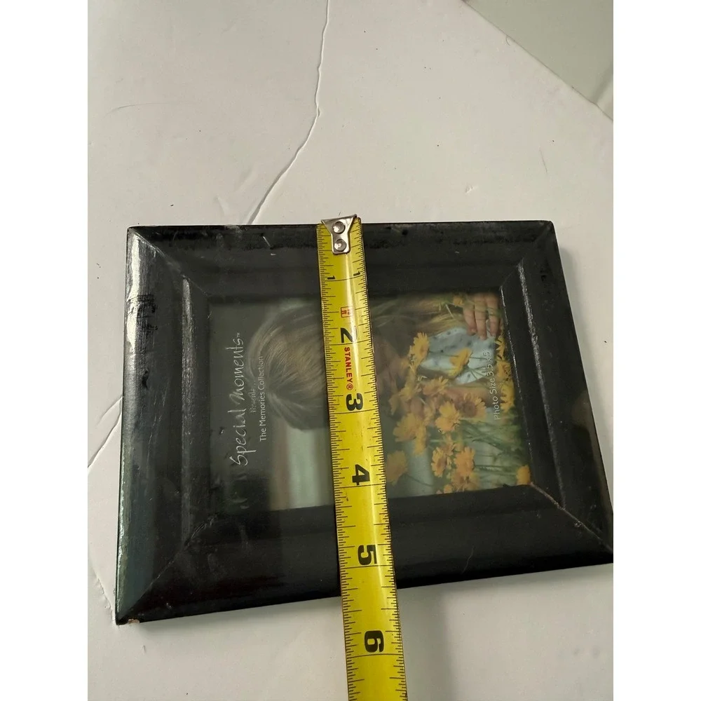 Special Moments Black Beveled Tabletop Picture Frame 3.5x5 Memories Collection